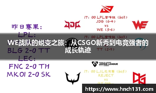 WE战队的蜕变之旅：从CSGO新秀到电竞强者的成长轨迹